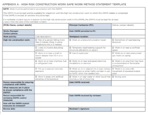 Printable Method Statement Template | Free Word & PDF Templates