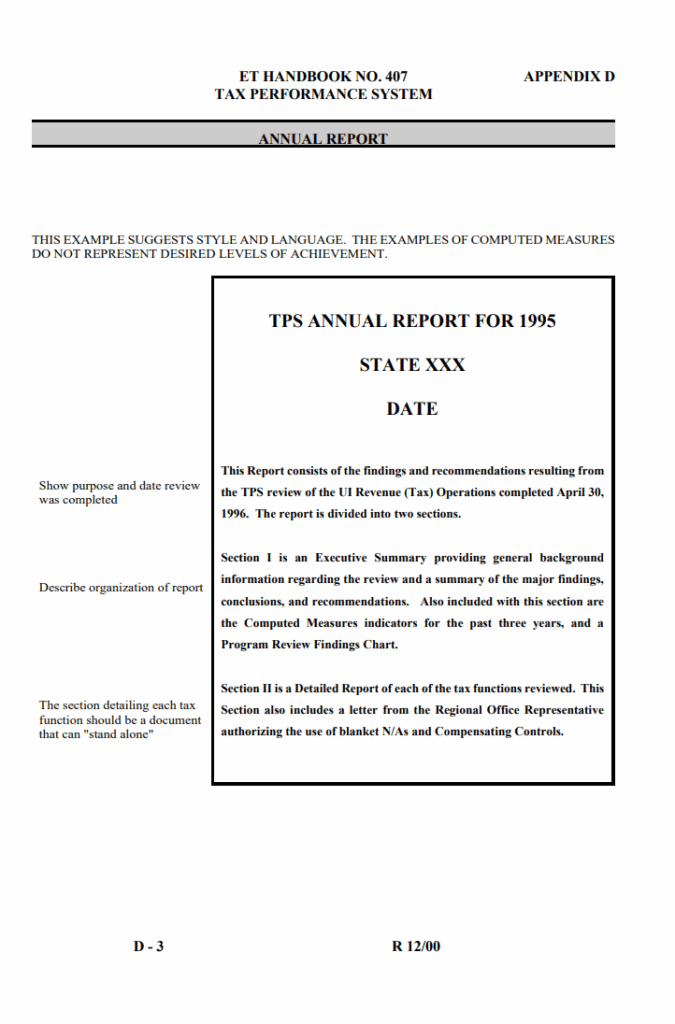 Annual Report Template PDF