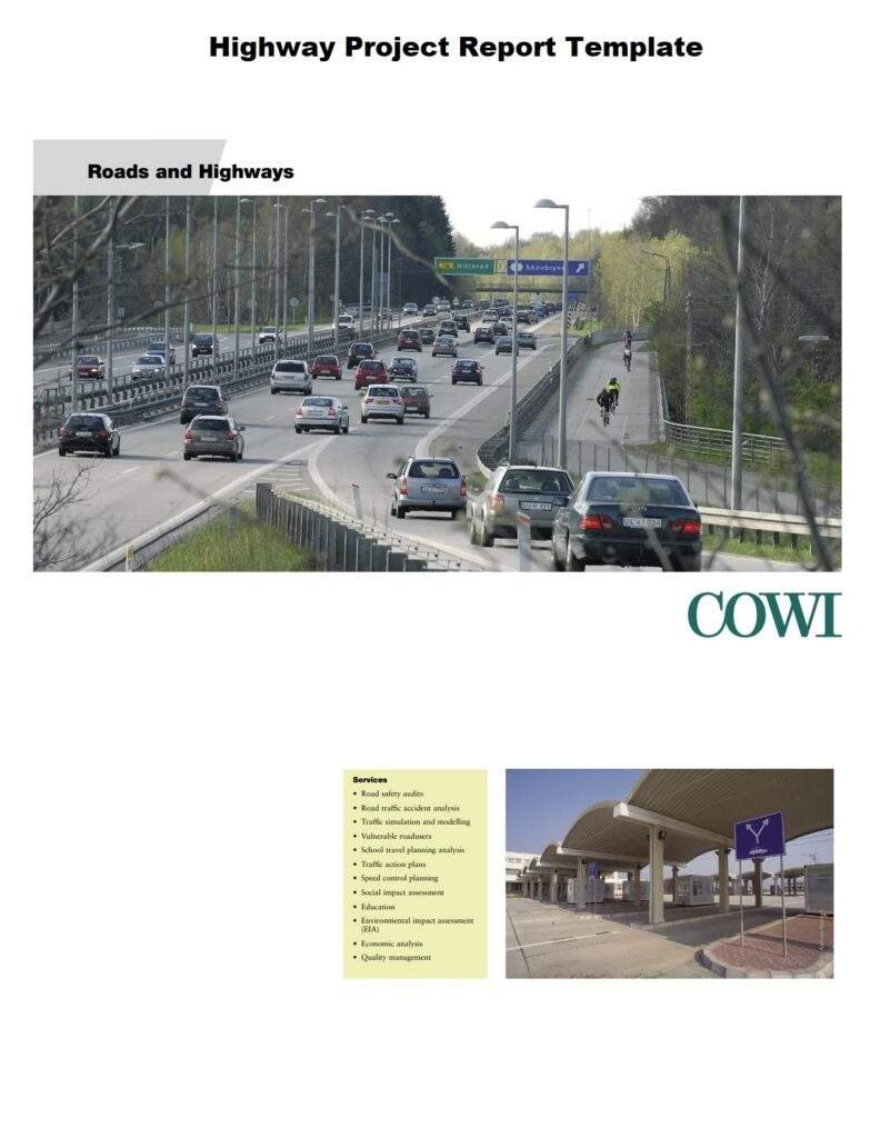 Highway Project Report Template