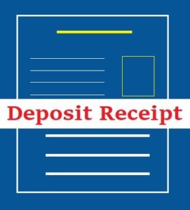 depositreceipt | Free Word & PDF Templates