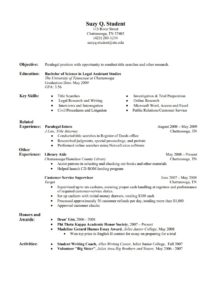 Printable Chronological Resume Template Free Word PDF Templates