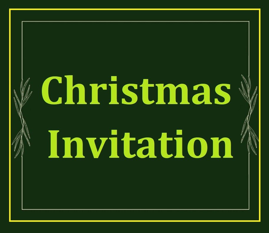 Christmaseventinvitationtemplate