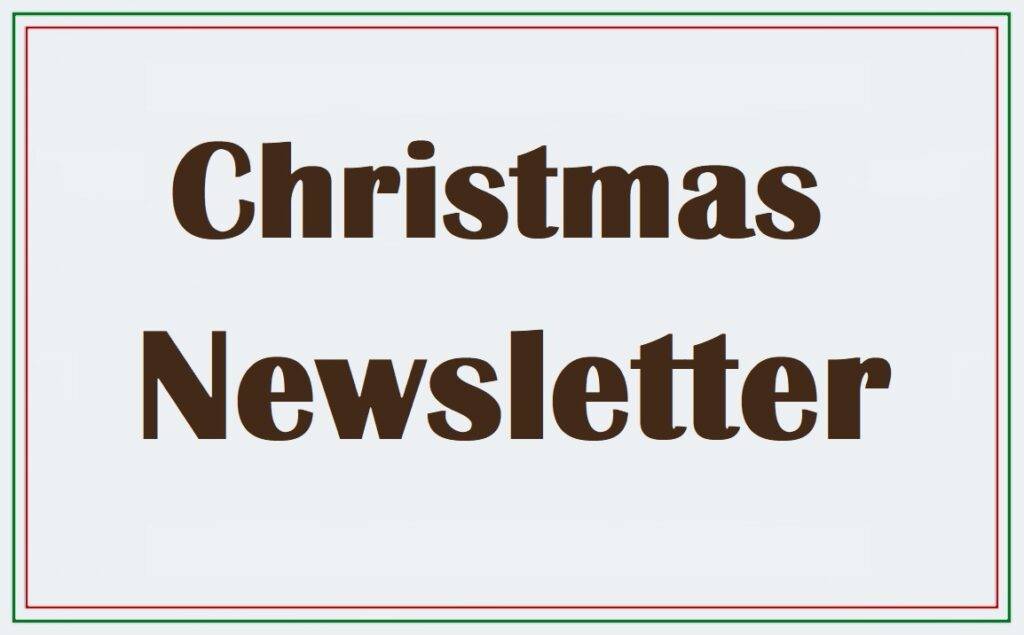 Christmas Newsletter Template